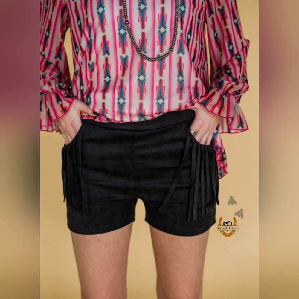San Angelo Suede Shorts